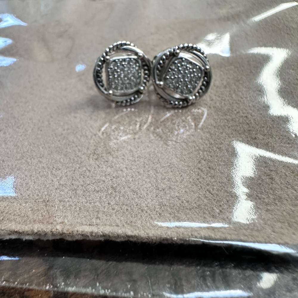 Elegant Silver Stud Earrings